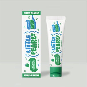 리틀펄리 어린이 저불소 비건 치약 청사과향, 60g, 1개
