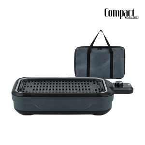 컴팩트홈 논스틱코팅 BBQ 무연그릴 39CM 와이드그릴+보관가방