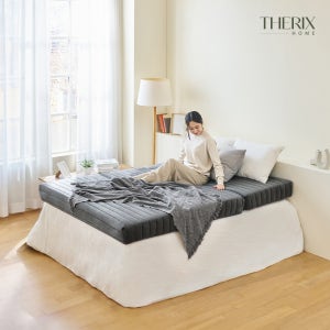 더릭스홈 3단 접이식 극세사 푹신탄탄한 매트리스 침대 토퍼 바닥 수면매트 10cm MS (멀티싱글)