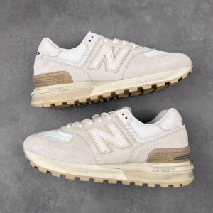 뉴발란스 x 렉토 574 애쉬 크림 레거시 New Balance x Recto 574 U574LGRS 여성 인기템 스니커즈 신발