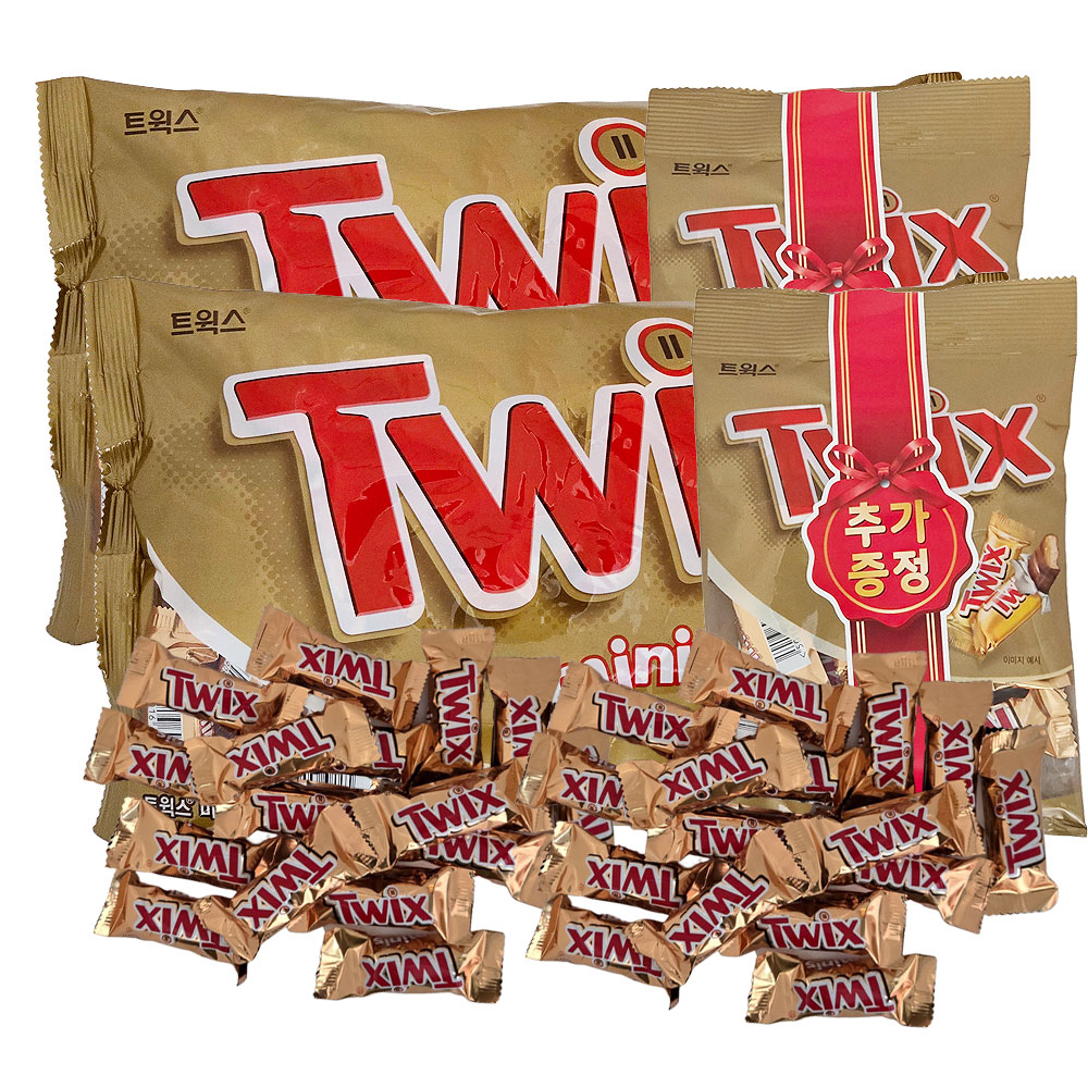 Twix Chocolate Bar Mini 1320g Large Capacity (approx. 132 pieces) 1.32kg Chocolate Valentine's Day Mars Snack