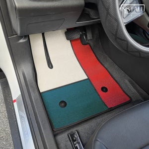 전차종 뉴 코일매트 인스톨 비스포크 디자인 카매트 1열+2열 비스포크 01 Cbe-Re 블루그린