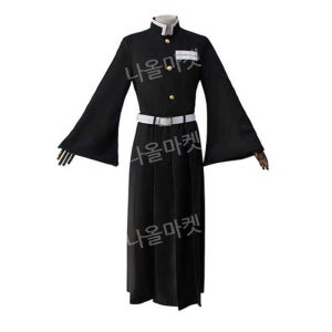 악마 슬레이어 팀 유니폼 2차원 옷 가발 정장 코스프레 의상+가발(헤어넷증정) S