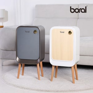 보랄 더블 도어 센서 휴지통 20L 스텐 스마트 자동 모션 밀폐 쓰레기통 HNZ-C107K HNZ-K306C
