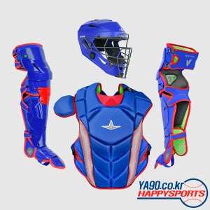 올스타 MVP PRO 포수장비 세트 CKCC-5-LGE-RO/SC(블루/레드)