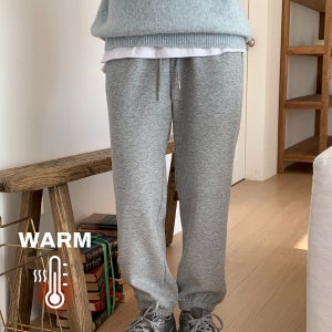 여성 조거팬츠 키작녀 허리밴딩 4사이즈 겨울 융기모 조거팬츠 빅사이즈