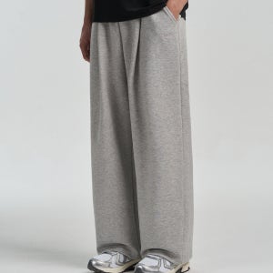 [아테즈] 에센셜 원턱 와이드 트레이닝 바지