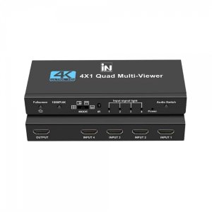 [IN-NETWORK] HDMI 1.4 멀티뷰어 모니터 화면 분할 4:1 IN-4KHSW4V