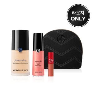 [라운지 단독] NEW 디자이너 글로우 파운데이션 & 루미너스 실크 치크 틴트 세트