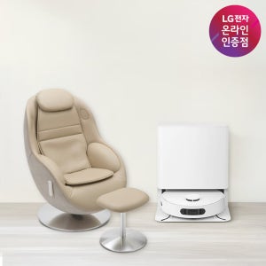 [카드 10% 할인] LG전자 코드제로 로보킹 AI 올인원 로봇청소기 + 힐링미 아르테 안마의자 MH20BR 세트 (B93BHB+MH20BR)