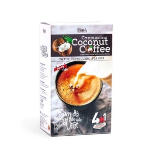 베트남 하타 카푸치노 코코넛 커피 216g (18g x 12개입) HATA COFFEE
