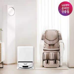 [카드 10% 할인] LG전자 코드제로 로보킹 AI 올인원 로봇청소기 + 힐링미 MX6 안마의자 세트 (B93BHB+MH67BR)