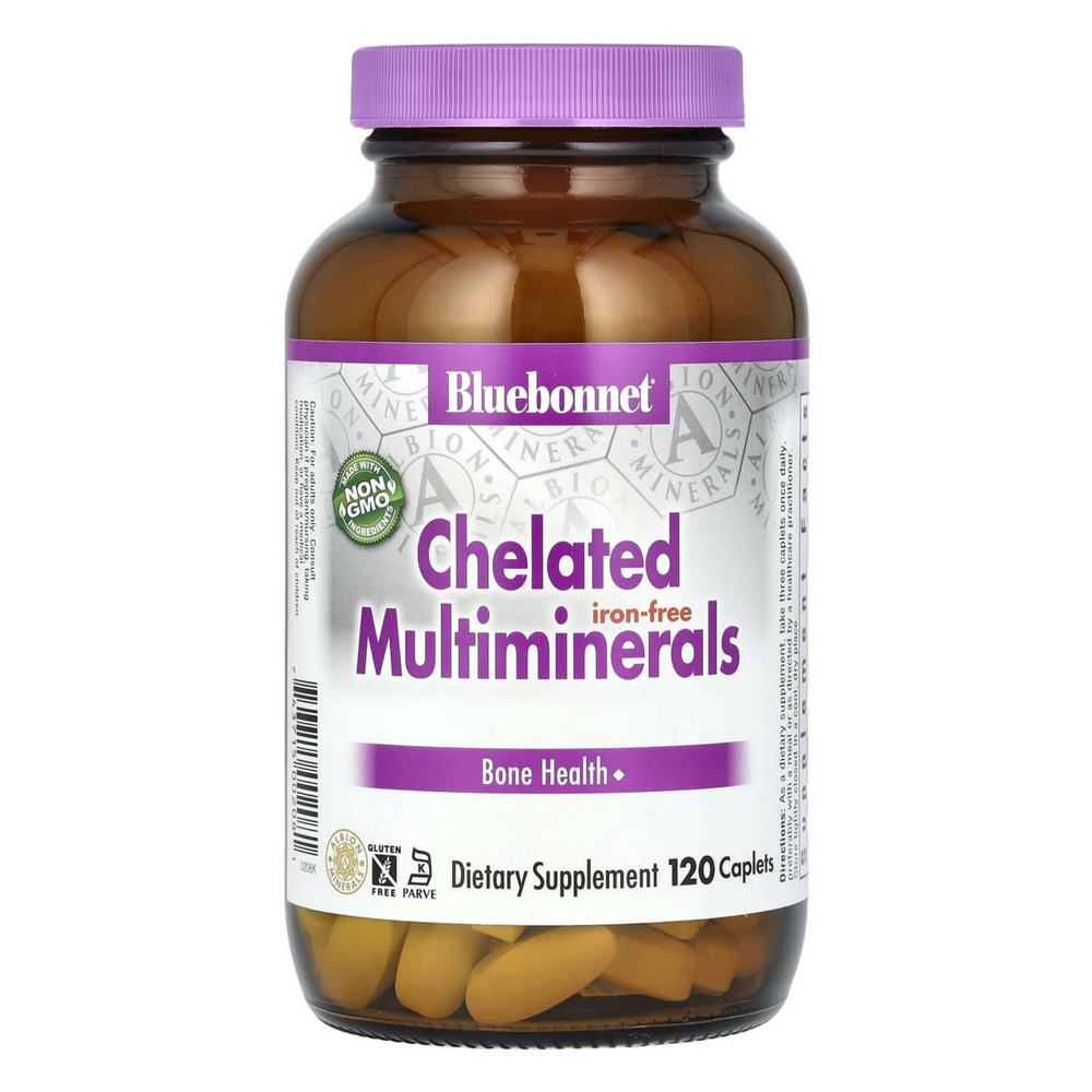 블루보넷뉴트리션 킬레이트 <b>멀티미네랄</b> <b>아이언</b>프리 120카플렛정