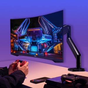 BMA03-012 책상용 대형 모니터암 거치대 스탠드 24-45인치 고하중15kg