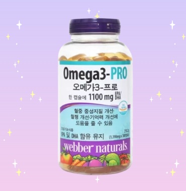 <b>웨버</b> 영양제 오메가3 네츄럴 180캡슐 알티지 <b>중성지방</b> 임산부 혈액순환 혈행개선 RTG