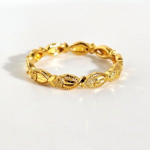 24k 순금 전체 물고기 반지 디자인 1.875g 3.75g