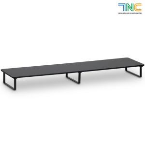 7NC 34B 울트라듀얼 모니터받침대 높은 서랍형 받침 1100mm, 블랙 /눈높이11cm