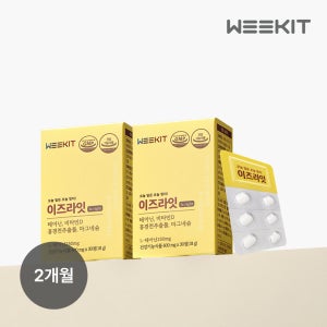 2개월분 위킷 이즈라잇 테아닌 홍경천 스트레스영양제 긴장완화 30정, 4개