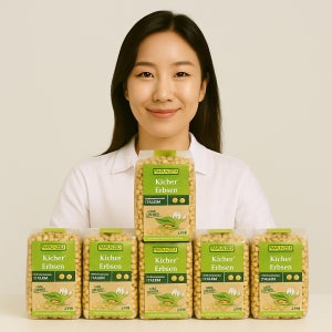 라푼젤 병아리콩 칙피 유기농 500g, 6개
