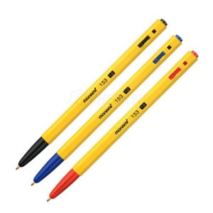 모나미 153볼펜 1.0mm (12개 1타) 부드러운 필기 육각형 국민볼펜