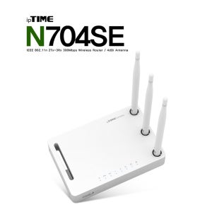 ipTIME 300Mbps급 11n 4LAN 포트 유무선공유기 N604SR