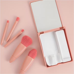 휴대용 메이크업 브러쉬 5종 세트 여행용 미니 화장붓 아이섀도우