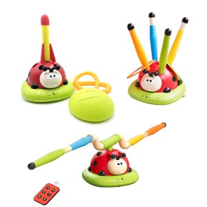 키드콘 무당벌레 3in1 어린이 줄넘기 고리 링 던지기 로켓 운동 놀이 세트