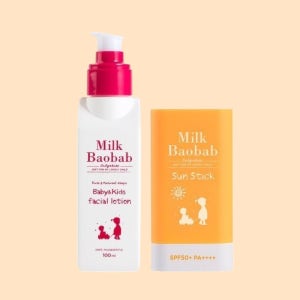 임산부 선크림 아기 물놀이 베이비 유아 어린이 썬크림 선스틱 18g+페이셜로션 100ml