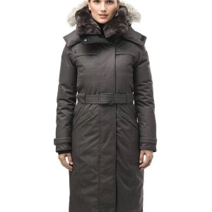 [국내재고] 노비스 25FW 쉬라 여성 후드 코요테퍼 파카 롱패딩 스틸그레이 SHE-RA STEEL GREY