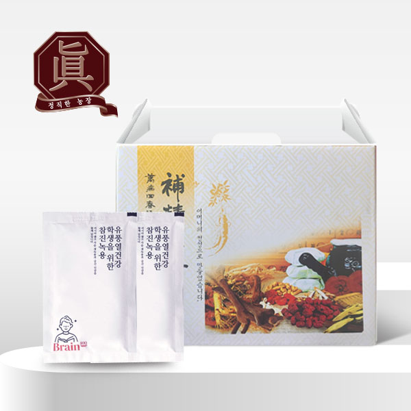 [<b>참진녹용</b>]<b>유풍열건강</b> 학생을위한 <b>녹용</b>진액 브레인100 <b>80ml</b> 30포