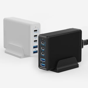 USB PD 226W PPS GaN 접지 멀티 초고속 충전기 GE410 화이트