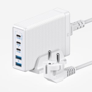 USB PD 226W PPS GaN 접지 멀티 초고속 충전기 GE410 화이트