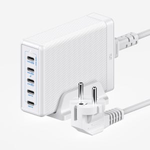 USB PD 230W PPS GaN 접지 멀티 초고속 충전기 GE610 화이트
