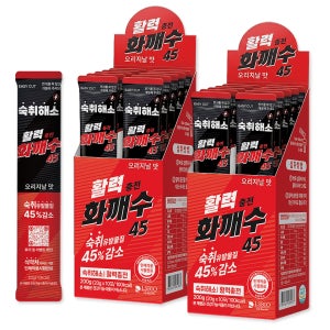 화깨수 짠한형 숙취해소제 편의점 숙취해소음료 오리지날, 10포, 2개
