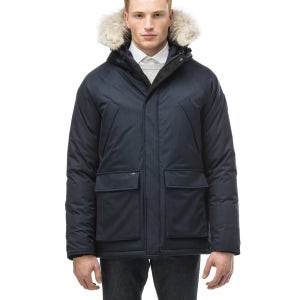 [국내재고] 노비스 헤리티지 남성 후드 코요테퍼 파카 롱패딩 네이비 HERITAGE NAVY