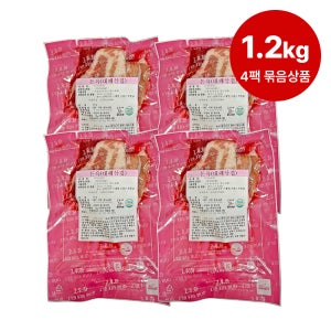 고우하 대패 삼겹살 300g x 4팩 (1.2kg) 숯불 바베큐 캠핑 구이