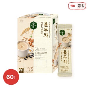 순작 아몬드 검은콩 율무차 60T (대용량 / 손잡이형)