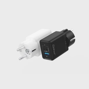 USB PD 45W PPS GaN 접지 듀얼 초고속 충전기 GA210 화이트