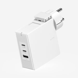 USB PD 100W 여행용 접지 멀티 초고속충전기 GT110 화이트