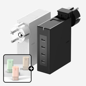 PD3.1 140W 여행용 접지 멀티 초고속충전기 GT410 화이트