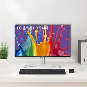 LG 울트라HD 고해상도 모니터 32UN650K 80cm 4K UHD IPS광시야각 60Hz 5ms 스피커내장 사무용 업무용 가정용 콘솔게임용 PC컴퓨터 모니터