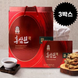 추석 구정 명절 선물세트 6년근 홍삼 농축액 정관장 홍삼원력 50ml30포3개 캐리어타입