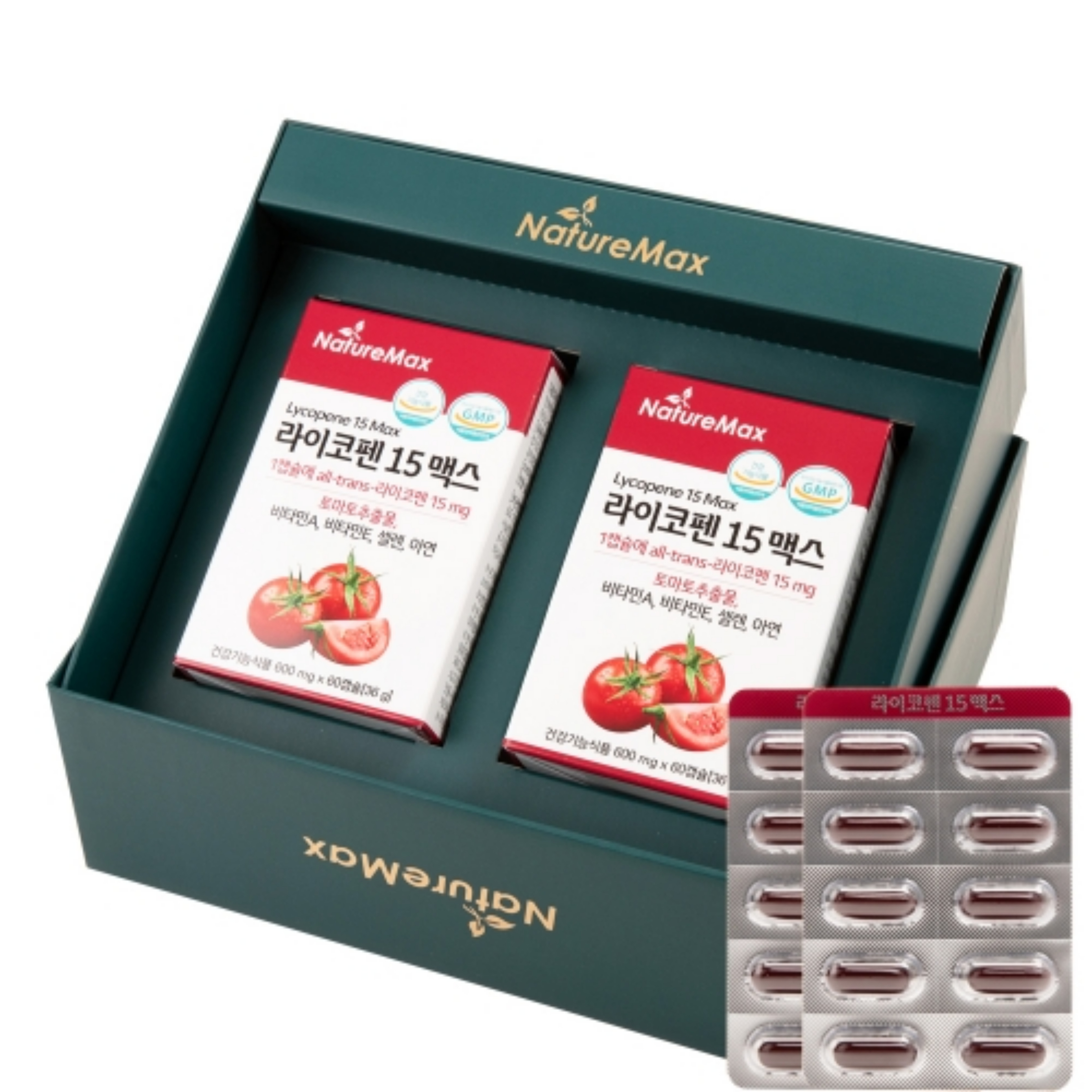 <b>네이처맥스</b> 라이코펜 15 맥스 토마토추출물 효능 선물세트