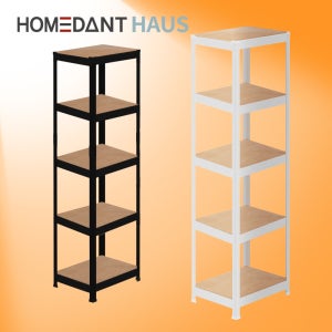홈던트하우스 5단선반 30x30x210 모듈가구 드레스룸인테리어 팬트리선반 무타공 앵글