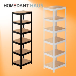 홈던트하우스 6단선반 30x30x210 모듈가구 드레스룸인테리어 팬트리선반 무타공 앵글