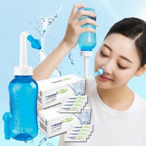 자동 코 세척기 비염 전동식 식염수 코 세척 청소기