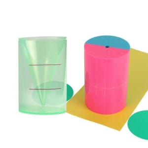 입체도형 부피측정 교구 과학 키트 고등 실습 교구 학습 도구