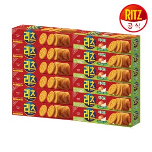 리츠 크래커 80g 6개 + 리츠 크래커 어니언 73g 6개