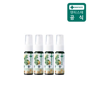 덴티스테 구강스프레이 마일드 후레쉬 블라스트 마우스 스프레이15ml 4개 구강청결제 구취 입냄새제거