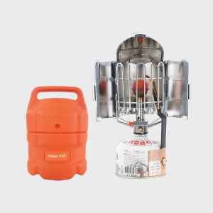 [HUVETEC] 휴브텍 HT-300 가스히터 국내생산제조 휴대용 이소가스 히터 난로 (열전도체 포함) 보관 케이스 증정